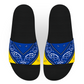 "LA" Blue and Gold Bandana - Unisex Slide Sandal
