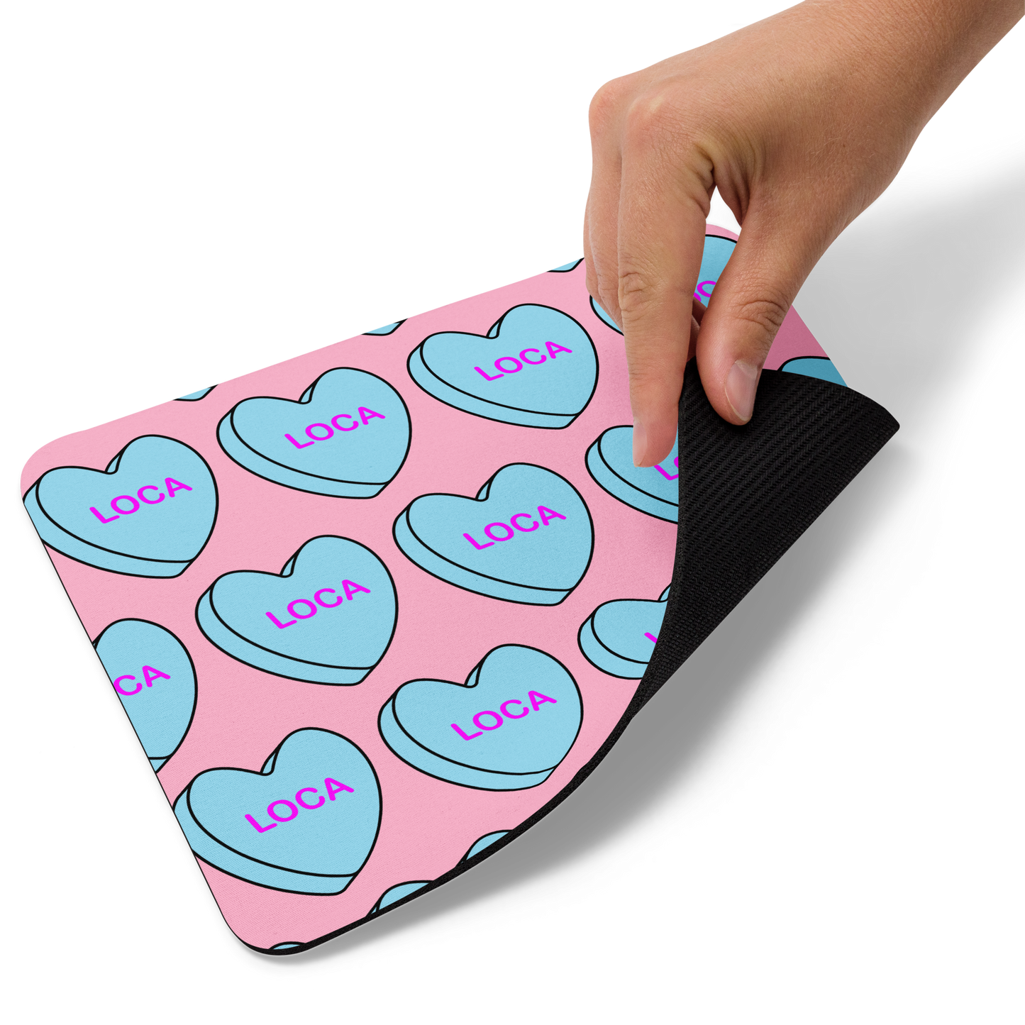 Loca Candy Conversation Heart - Mouse pad