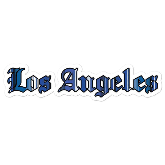 Los Angeles Zarape Blue - Sticker (S, M, L) - Licuado Wear