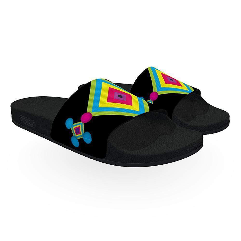 Los Ojos (Dulce) - Unisex Slide Sandal-Footwear-Licuado Wear