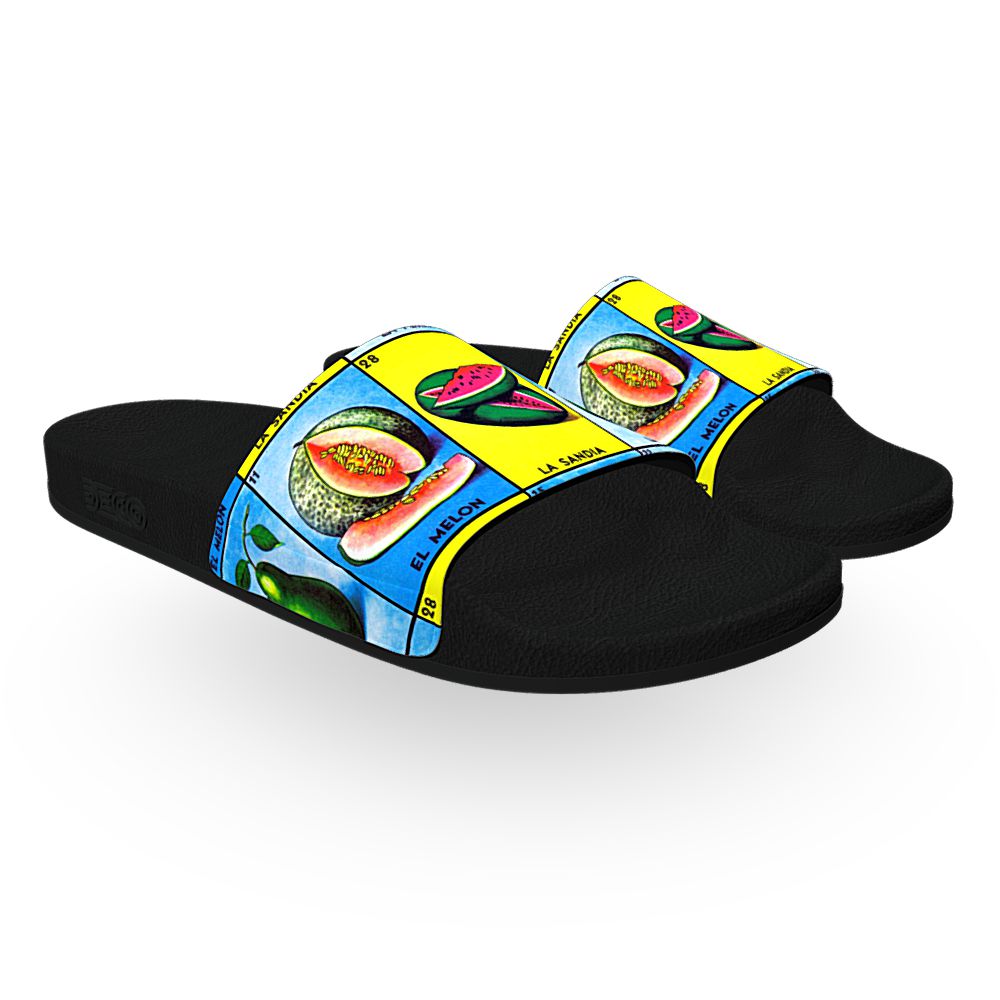 Lotería (Melon, Sandia, Pera) - Unisex Slide Sandal