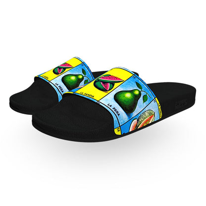 Lotería (Melon, Sandia, Pera) - Unisex Slide Sandal