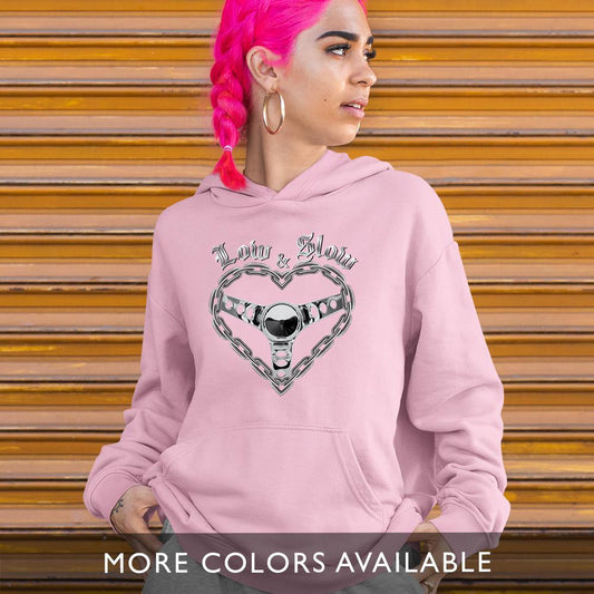 Low & Slow Heart Chain Wheel - Unisex Hoodie