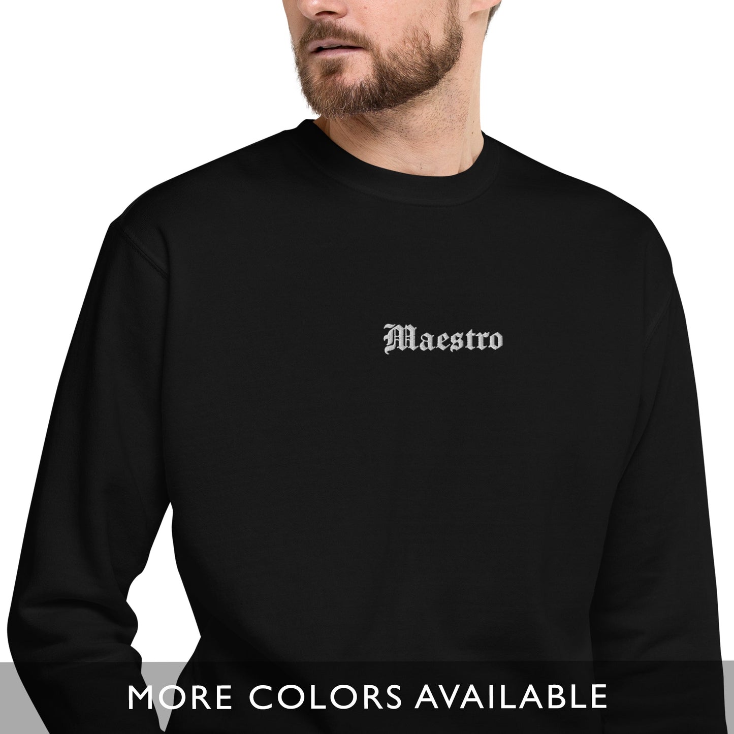 Maestro (Teacher) - Embroidered Premium Sweatshirt