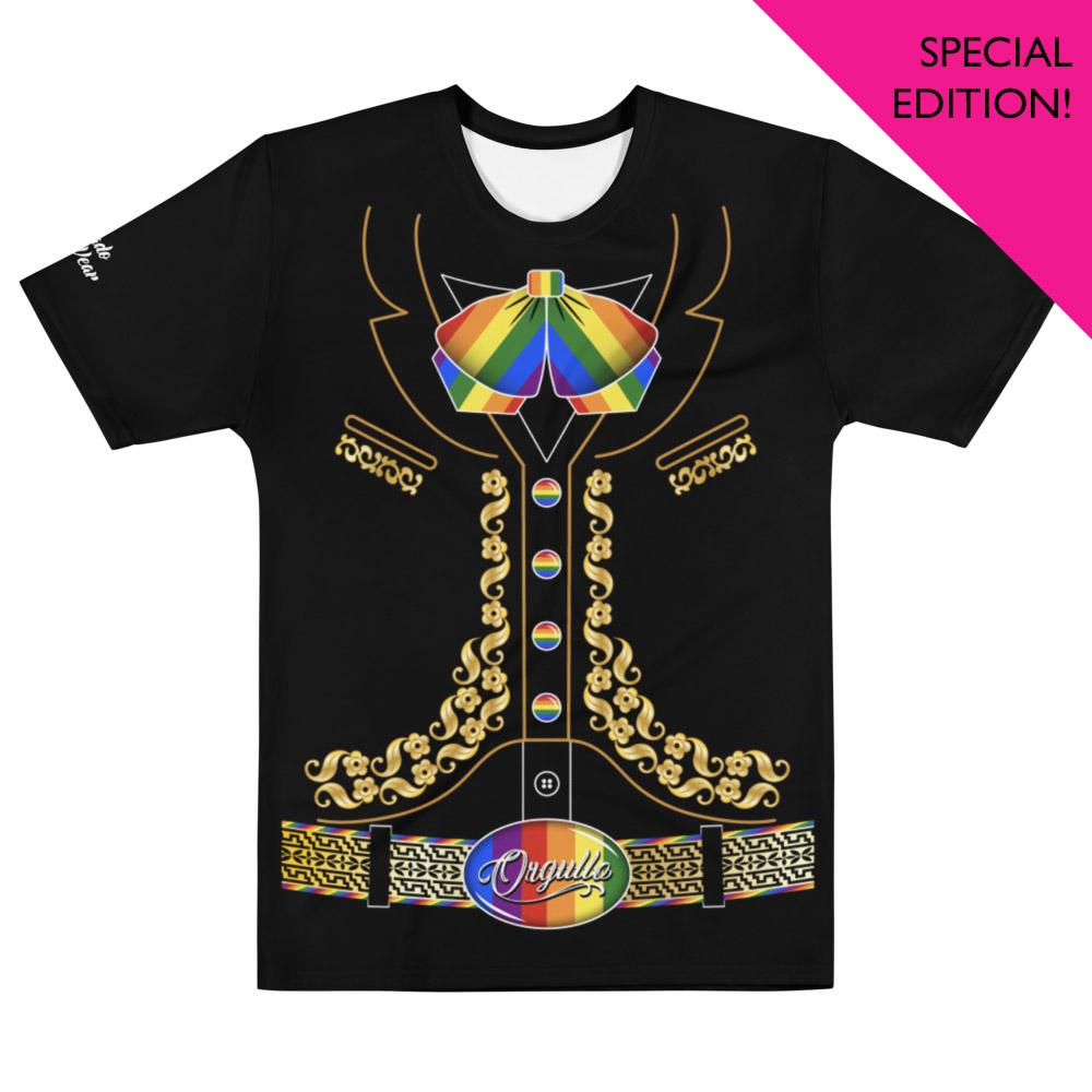 Mariachi Orgullo (Pride) - Unisex Short-Sleeve Black T-Shirt (Fundraiser)