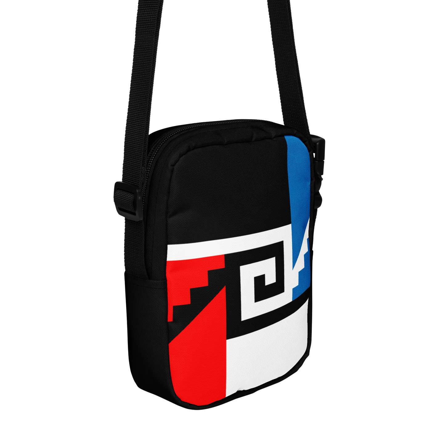 Mexica Chimalli (4 Direction Colors) - Unisex Crossbody Bag