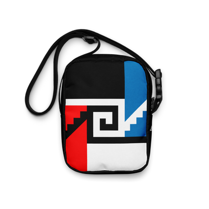 Mexica Chimalli (4 Direction Colors) - Unisex Crossbody Bag