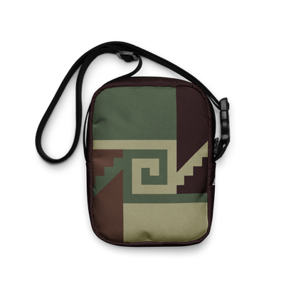 Mexica Chimalli (Camo Colors) - Unisex Crossbody Bag