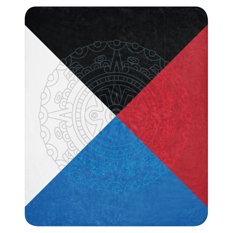 Mexica Nahui Ollin Four Directions - Sherpa blanket (2 sizes)