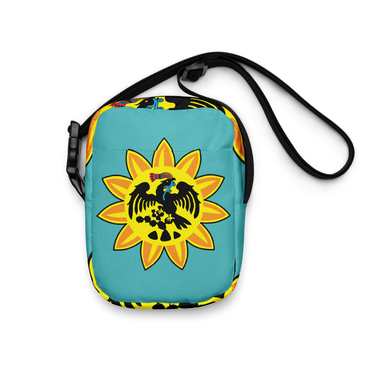 Mexica Pantli (Bandera) - Unisex Crossbody Bag