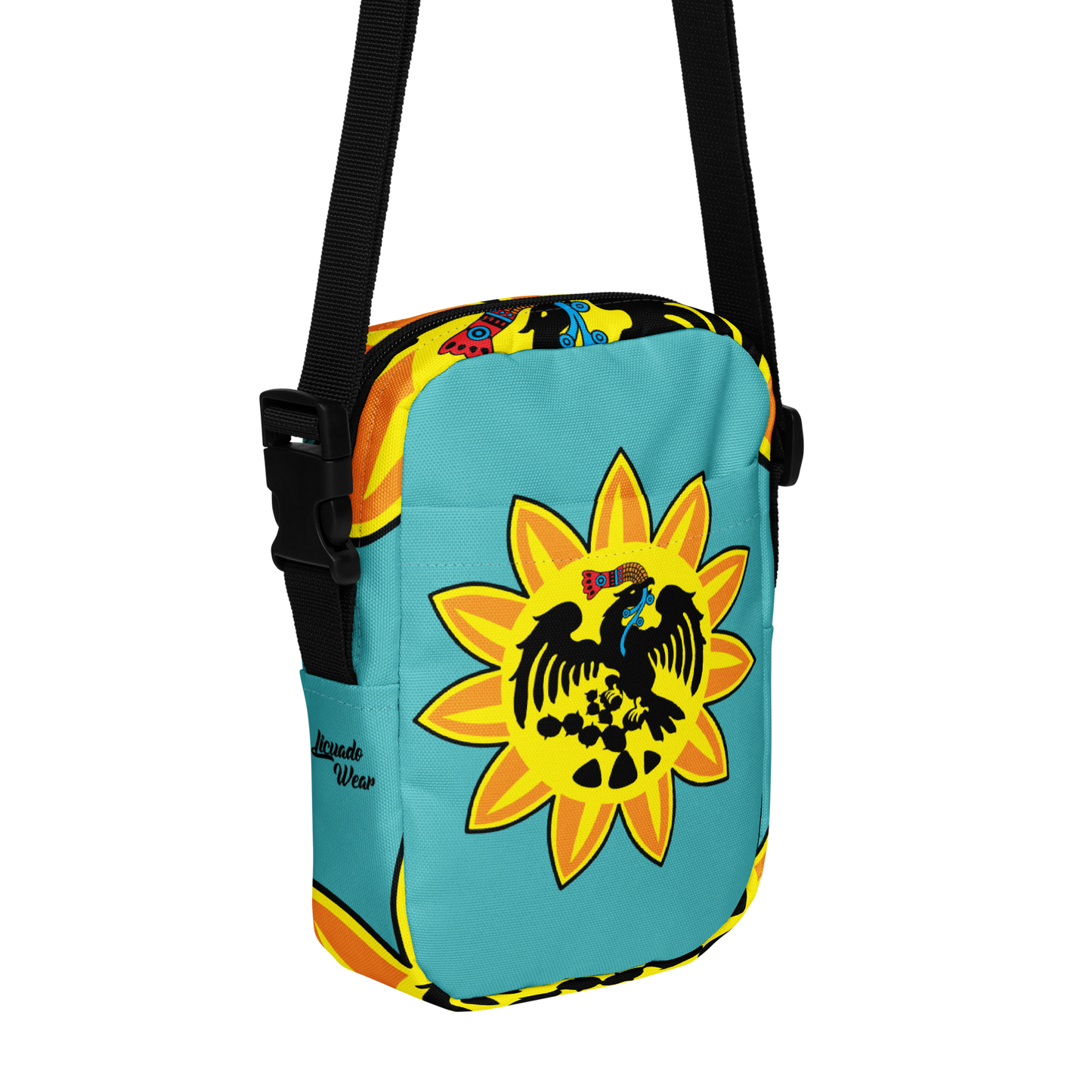 Mexica Pantli (Bandera) - Unisex Crossbody Bag