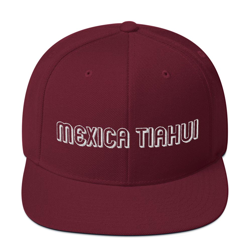 Mexica Tiahui - Embroidered Snapback Hat - Licuado Wear