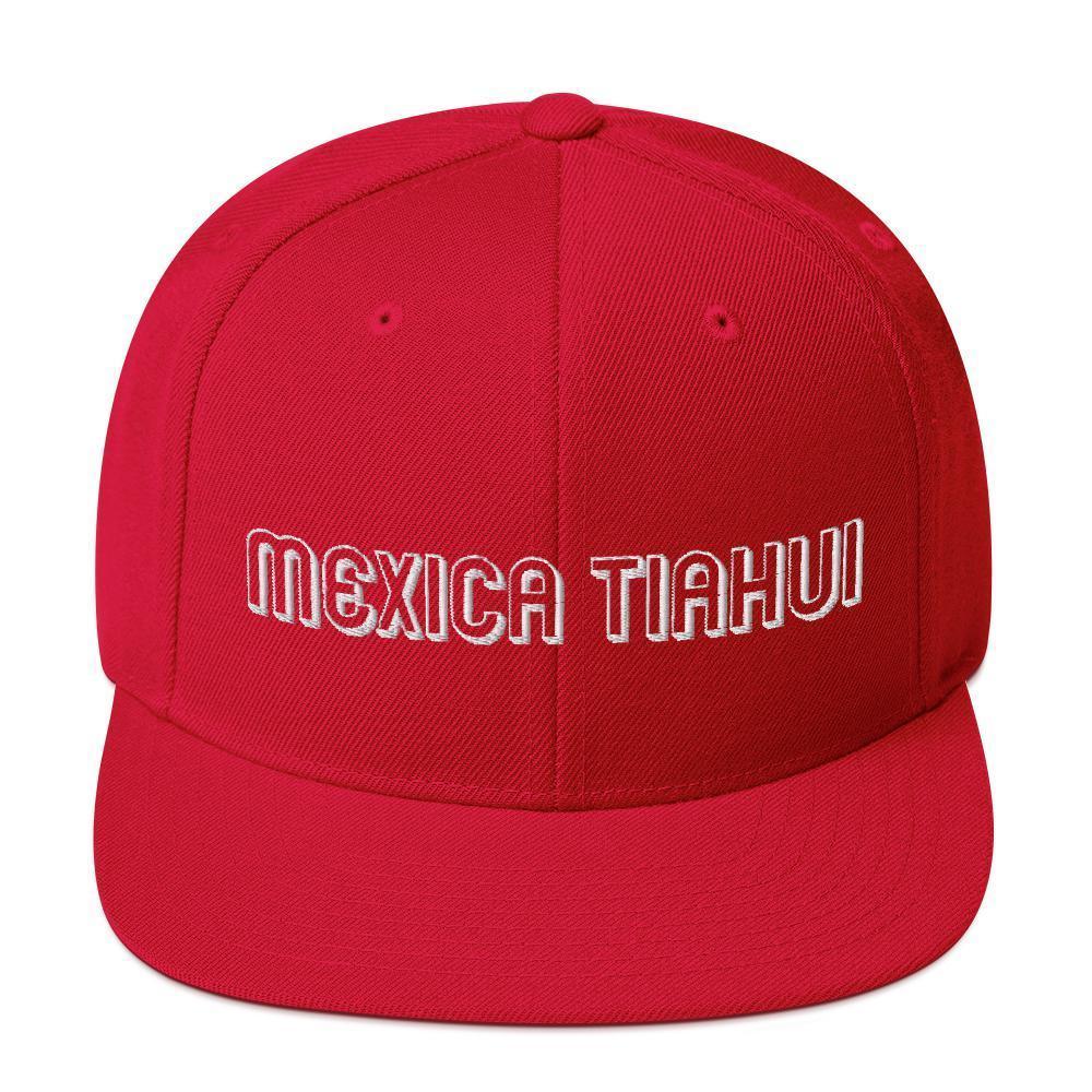 Mexica Tiahui - Embroidered Snapback Hat - Licuado Wear