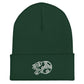 Mictlantecuhtli (Lord of the Dead) - Embroidered Cuffed Beanie-Hats-Licuado Wear
