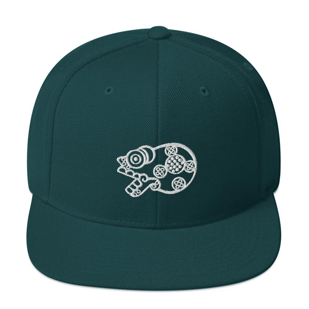 Mictlantecuhtli (Lord of the Dead) - Embroidered Snapback Hat-Hats-Licuado Wear