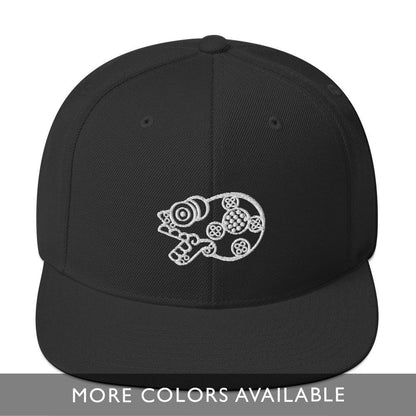 Mictlantecuhtli (Lord of the Dead) - Embroidered Snapback Hat-Hats-Licuado Wear