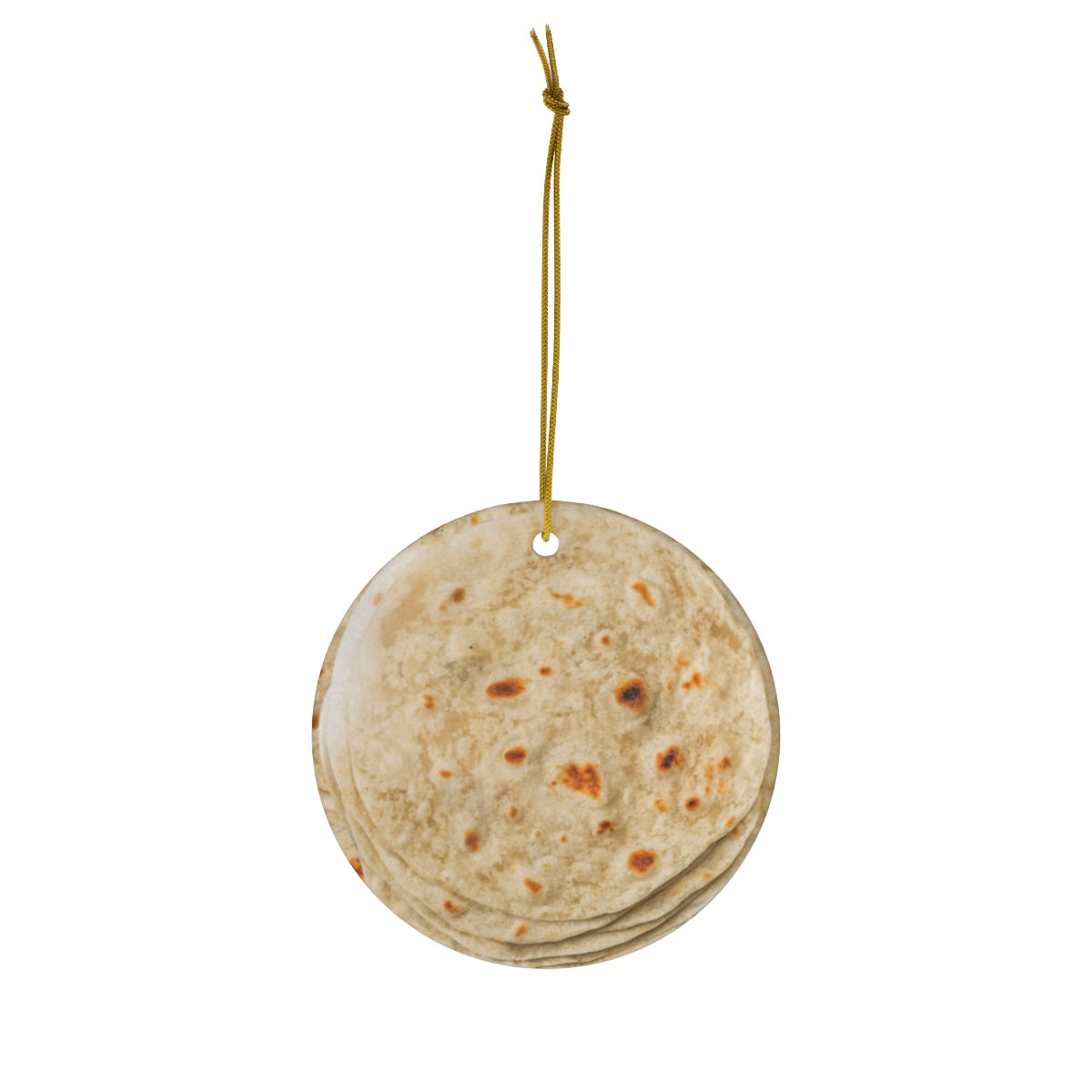 Mini Flour Tortillas - Ceramic Ornament