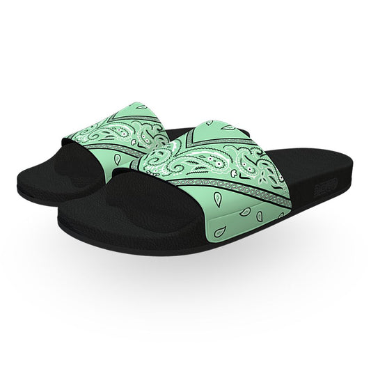 Mint Bandana - Unisex Slide Sandal