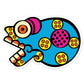 Miquiztli (Bright Colorway) - Sticker (S, M, L)