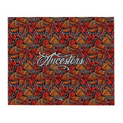 Monarch (Zacuanpapalotl) Ancestors - Throw Blanket