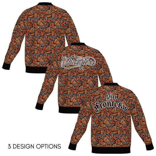 Monarch Butterfly Zacuanpapalotl - Unisex Knit Cardigan (3 Design Options)
