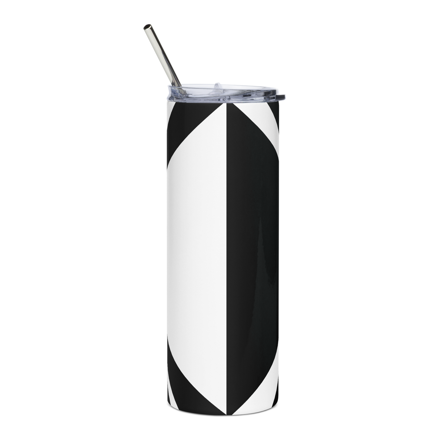 Nahui Papalotl or Hunab Ku (Black & White) - 20 oz. stainless steel hot & cold tumbler