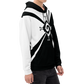 Nahui Papalotl or Hunab Ku (Black & White) - All-Over Print Unisex Hoodie