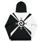 Nahui Papalotl or Hunab Ku (Black & White) - All-Over Print Unisex Hoodie