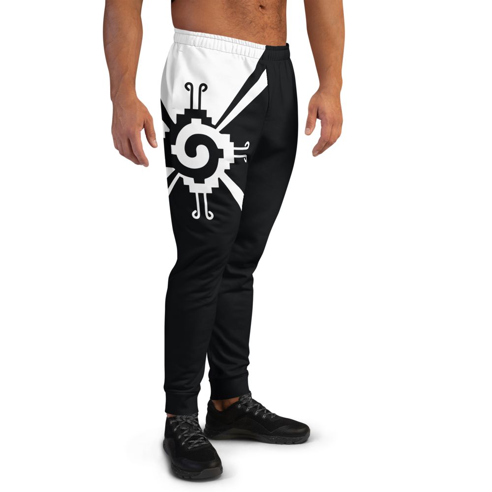 Nahui Papalotl or Hunab Ku (Black & White) - Unisex Joggers