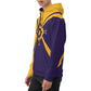 Nahui Papalotl or Hunab Ku (Gold and Purple) - All-Over Print Unisex Hoodie