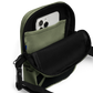 Nahui Papalotl or Hunab Ku (Olive Green & Black) - Unisex Crossbody Bag