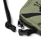 Nahui Papalotl or Hunab Ku (Olive Green & Black) - Unisex Crossbody Bag