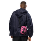Nahui Papalotl or Hunab Ku (Pink & Black) - Unisex Crossbody Bag