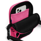 Nahui Papalotl or Hunab Ku (Pink & Black) - Unisex Crossbody Bag
