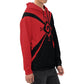 Nahui Papalotl or Hunab Ku (Red and Black) - All-Over Print Unisex Hoodie