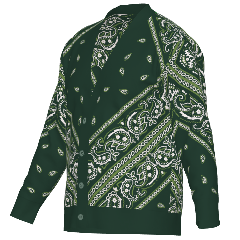 OG Paisley Pañuelo (Bandana) - Unisex Knit Cardigan (7 colorways)