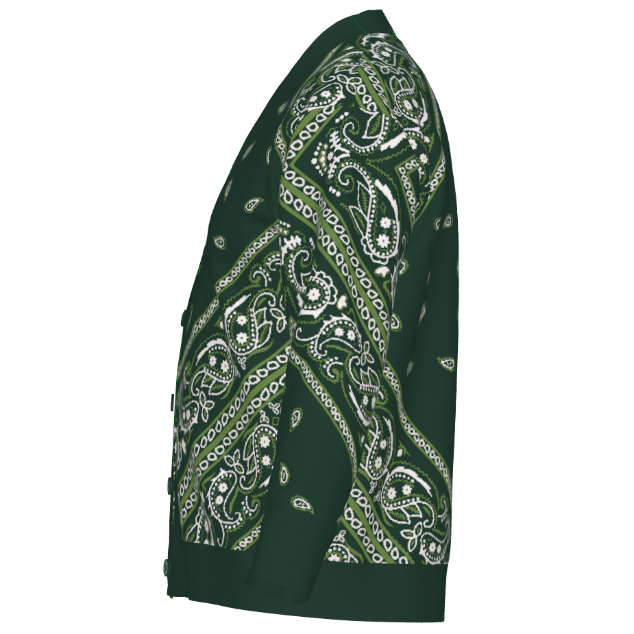 OG Paisley Pañuelo (Bandana) - Unisex Knit Cardigan (7 colorways)