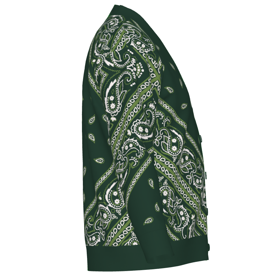 OG Paisley Pañuelo (Bandana) - Unisex Knit Cardigan (7 colorways)