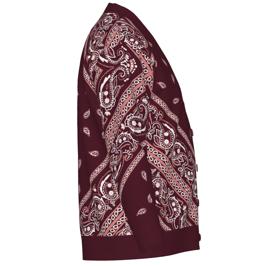 OG Paisley Pañuelo (Bandana) - Unisex Knit Cardigan (7 colorways)