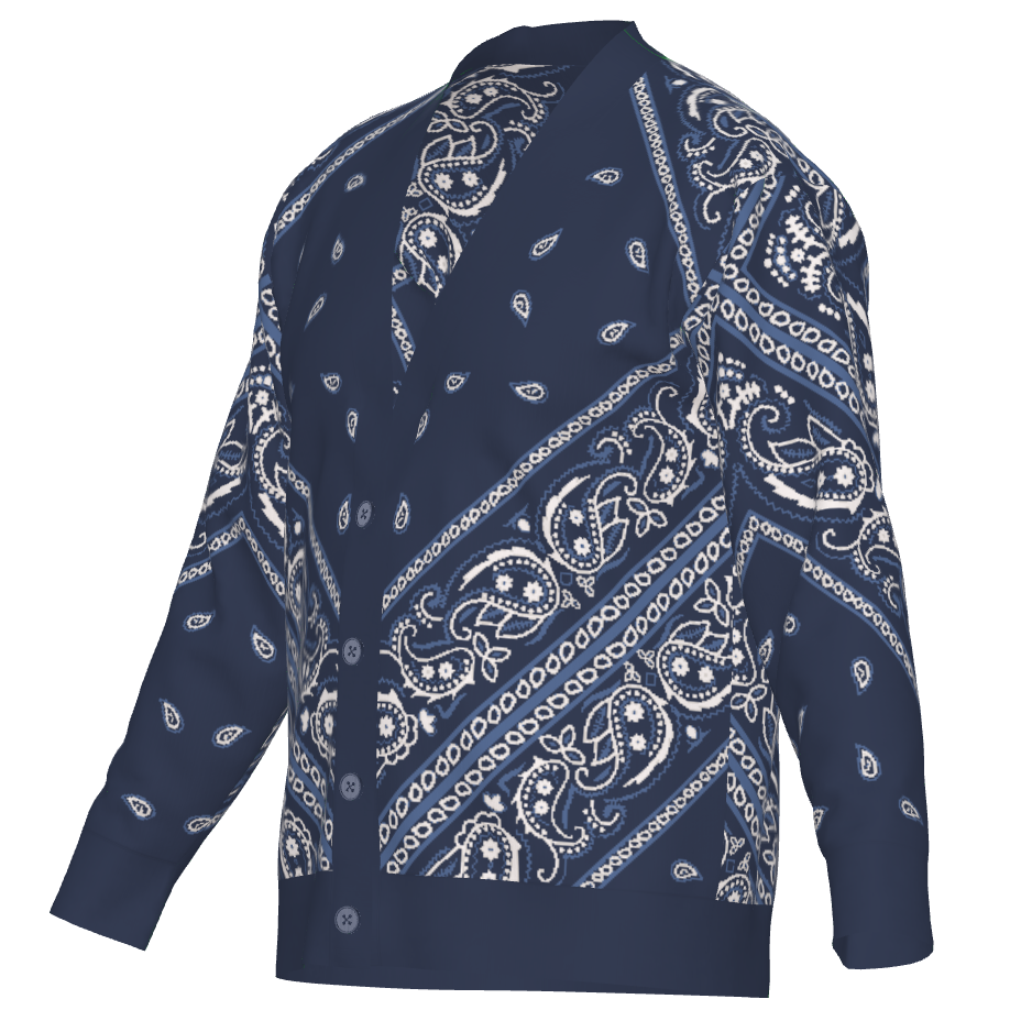 OG Paisley Pañuelo (Bandana) - Unisex Knit Cardigan (7 colorways)