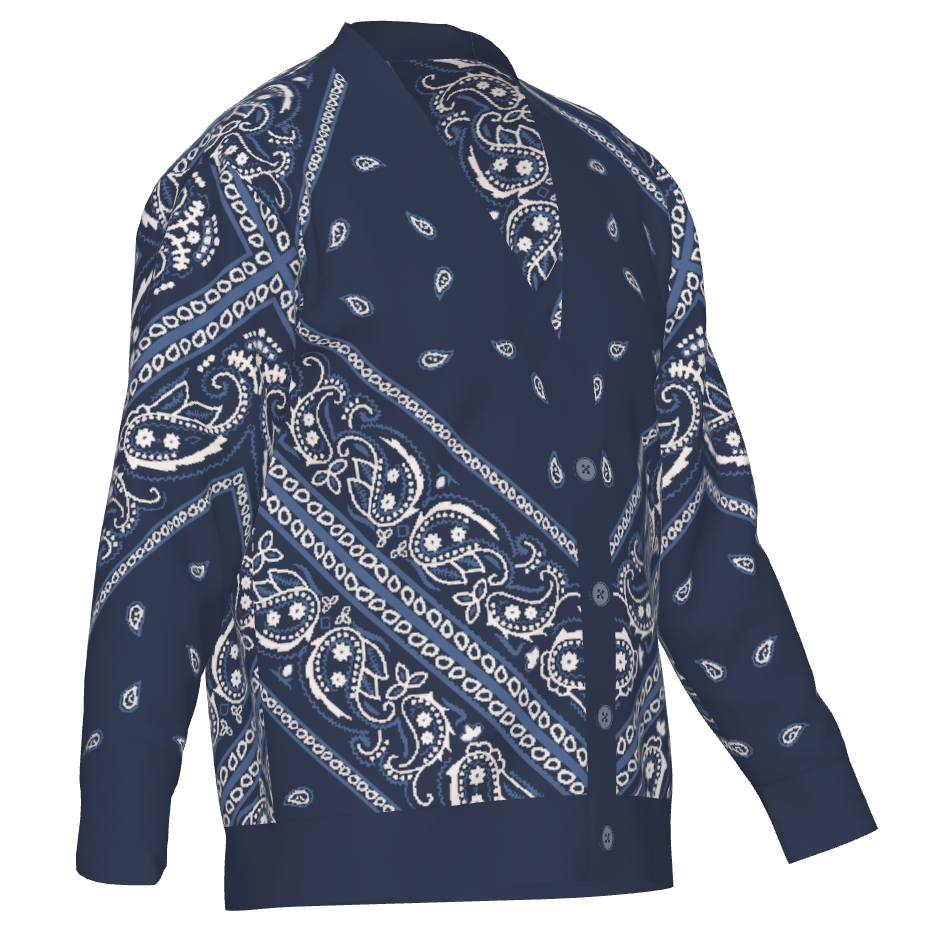 OG Paisley Pañuelo (Bandana) - Unisex Knit Cardigan (7 colorways)
