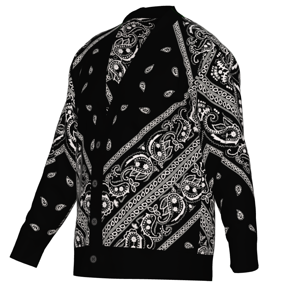 OG Paisley Pañuelo (Bandana) - Unisex Knit Cardigan (7 colorways)