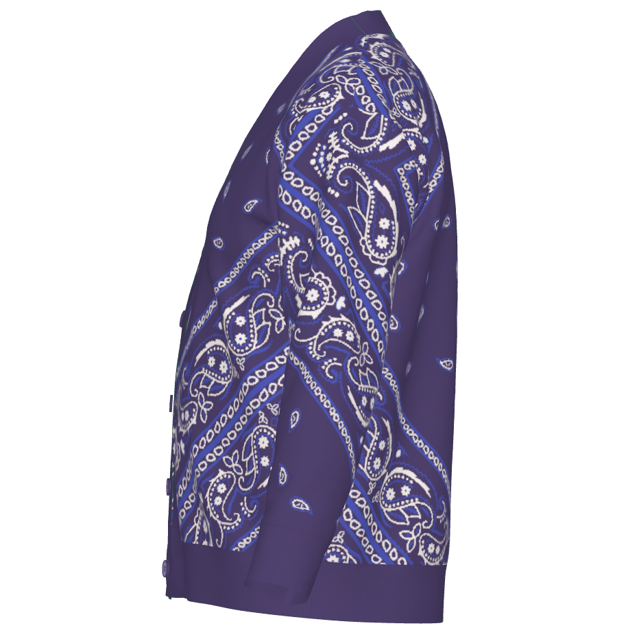 OG Paisley Pañuelo (Bandana) - Unisex Knit Cardigan (7 colorways)