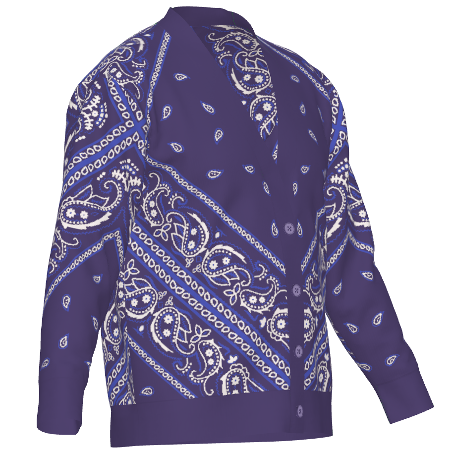 OG Paisley Pañuelo (Bandana) - Unisex Knit Cardigan (7 colorways)