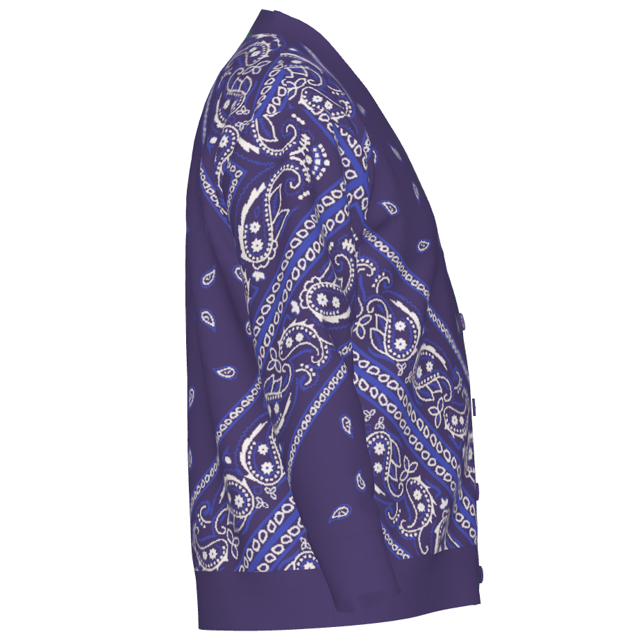 OG Paisley Pañuelo (Bandana) - Unisex Knit Cardigan (7 colorways)