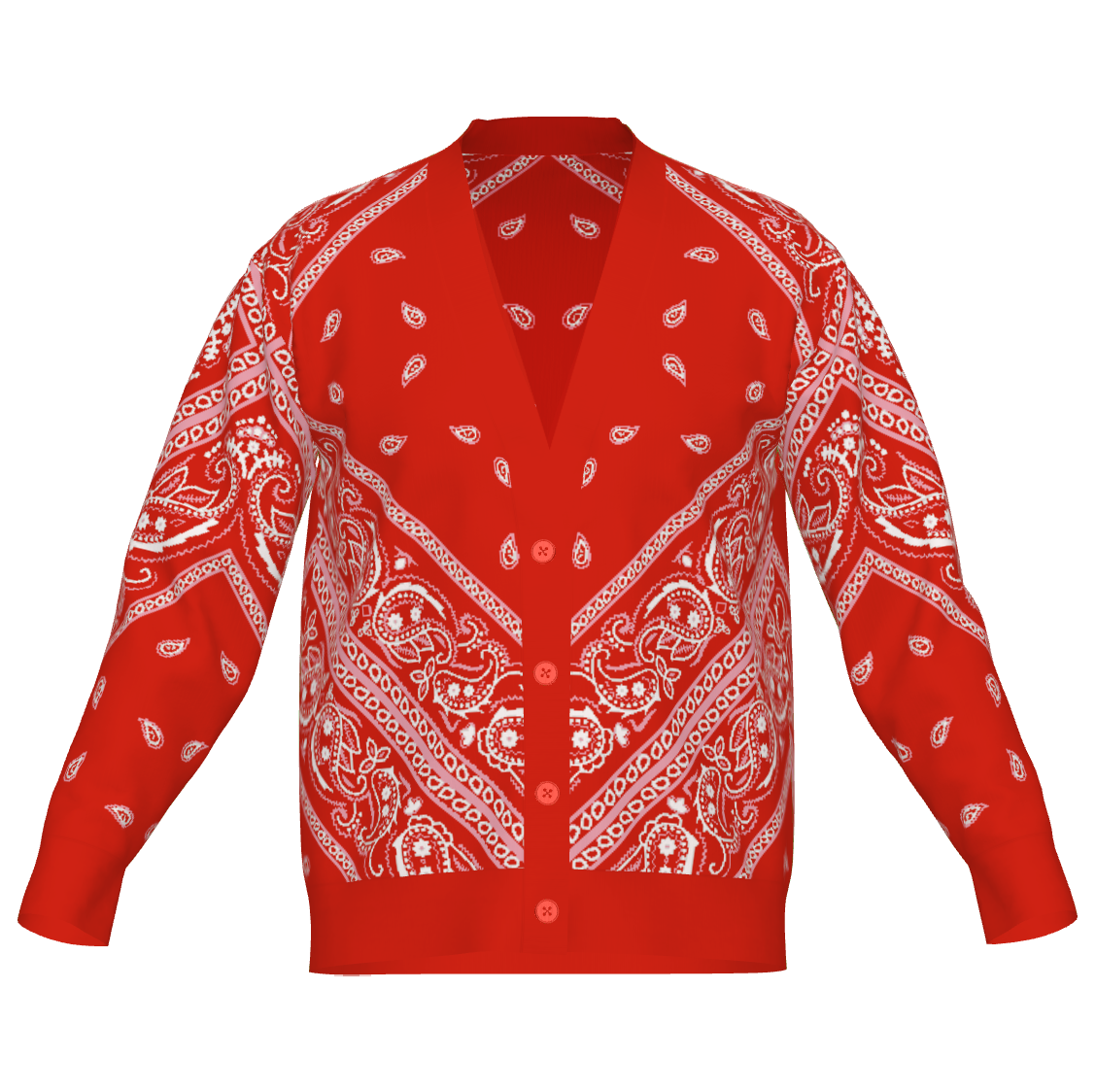 OG Paisley Pañuelo (Bandana) - Unisex Knit Cardigan (7 colorways)