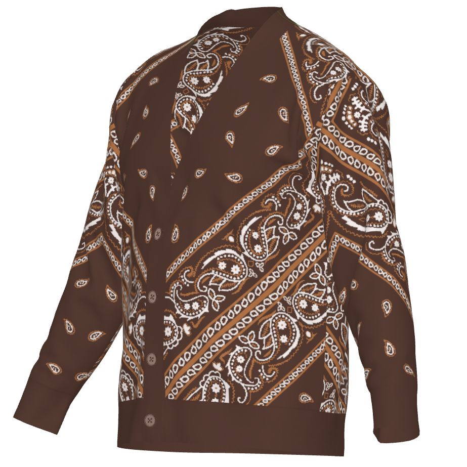 OG Paisley Pañuelo (Bandana) - Unisex Knit Cardigan (7 colorways)
