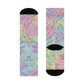 Pastel Aztec Calendar - Unisex Cushioned Crew Socks