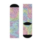 Pastel Aztec Calendar - Unisex Cushioned Crew Socks