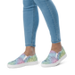 Pastel Aztec Calendar - Women’s Slip-on Canvas Shoes